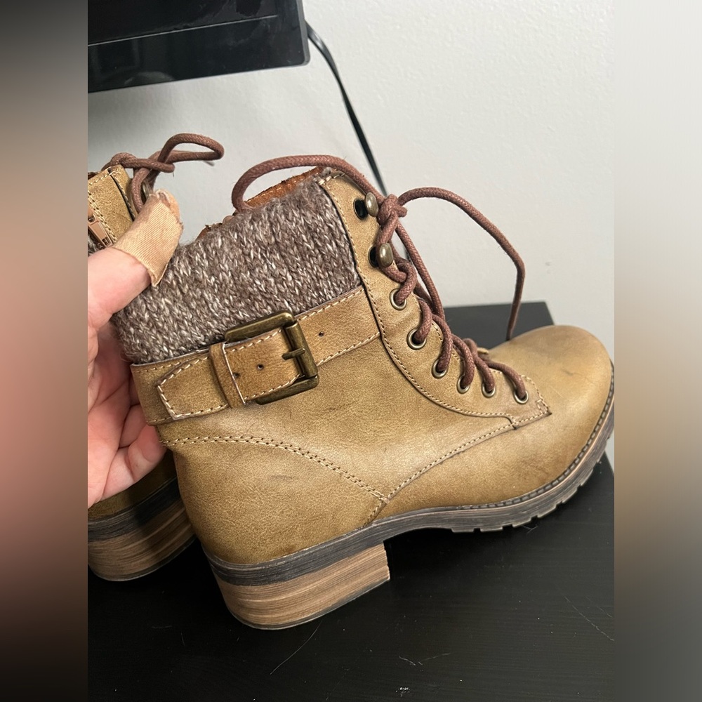 Sugar brand combat style women’s boots / SIZE 9 - Picture 4 of 7